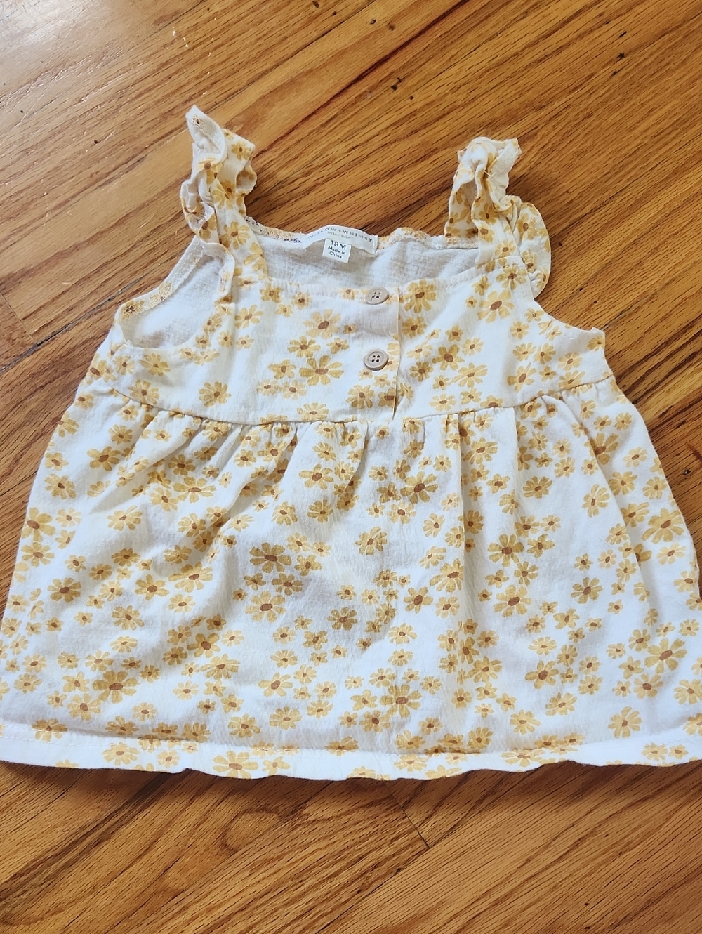Willow+Whimsy Floral Top 18M